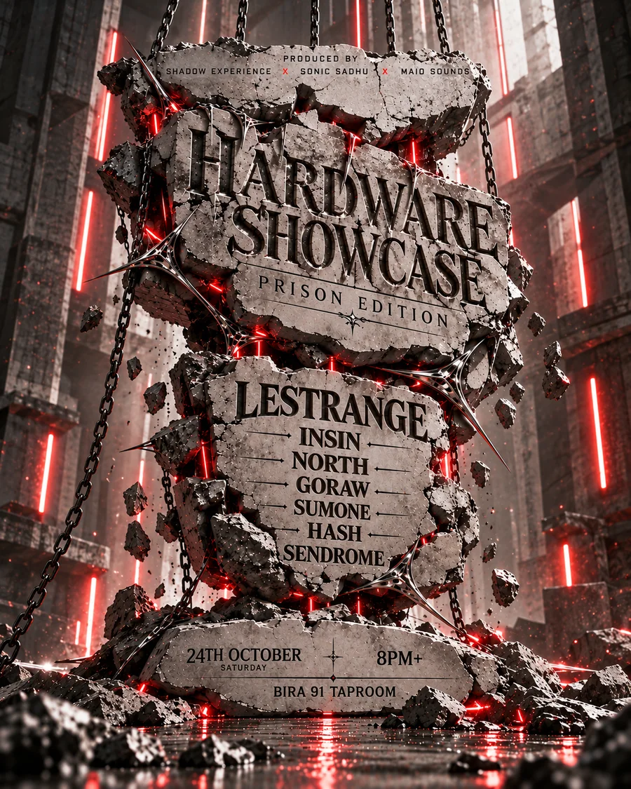 Hardware Showcase Prison Edition with Lestrange at Bira 91 Taproom Pune on 24 October