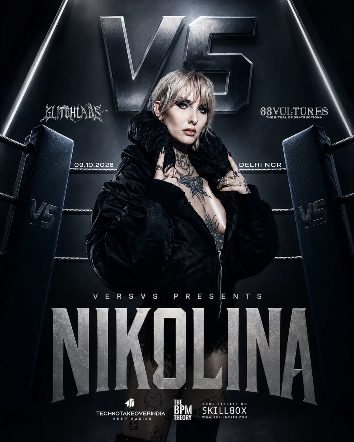 VERSVS presents Nikolina poster for Delhi NCR on 9 October