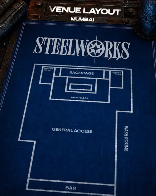 Steelworks Mumbai venue layout map